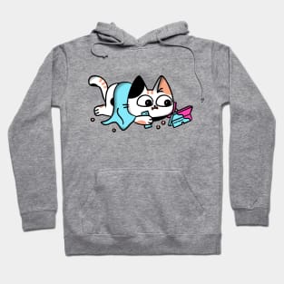 Cozy Gamer Cat Hoodie